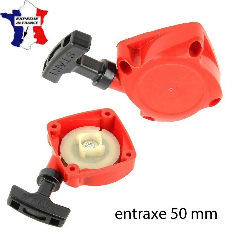 piece Lanceur demarreur entraxe 50 mm pour Taille-haie 25cc / 30cc Bestgreen