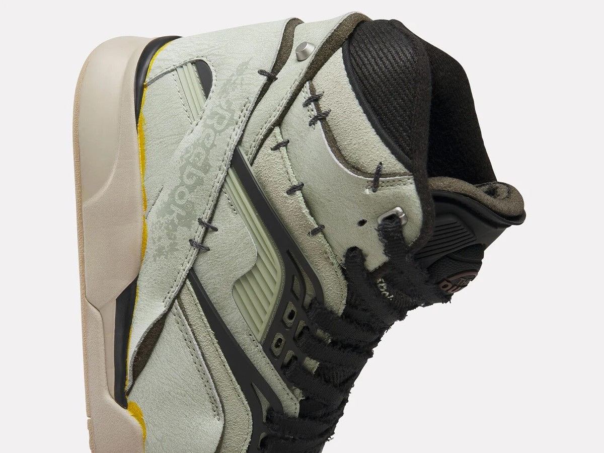 Reebok x Universal Monsters Pump TZ Shoes in Green Black and Reebok x Universal Monsters Pump TZ Shoes in Green Black and