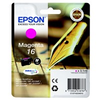 Epson C13T16234012 16 Tintenpatrone Magenta, 165 Seiten 3.1Ml Epson Wf 2010