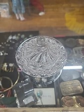 Twist Toy Butter Dish Swirl dot Model Flint Glass EAPG Childs 1891 Antique