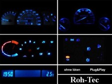 LED Komplettset Opel Corsa B Combo B Tigra (blau, rot, grün, weiß)