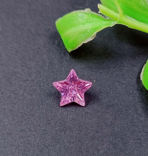 Natural EGL CERTIFIED 3.85 Ct Ceylon Pink Sapphire Star Shape Loose Gemstone KKJ - Picture 4 of 10