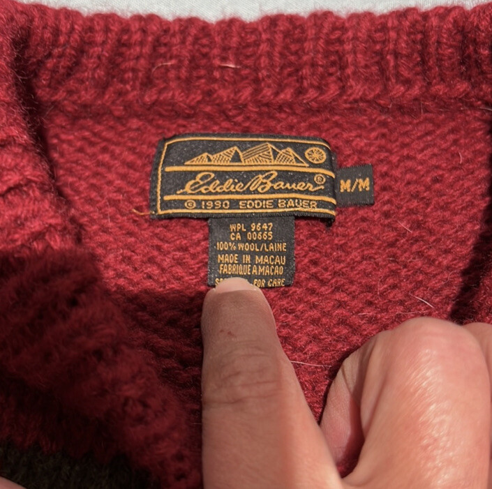 Vintage Eddie Bauer Wool Aztec Pattern Sweater | eBay