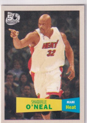 2007 Topps 50 Anniversary NBA No. 32 Shaquille O'Neal