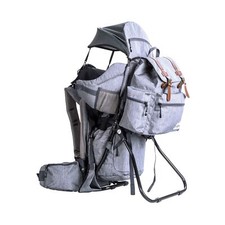 ClevrPlus Urban Explorer Child Carrier Hiking Baby Backpack, Heather Gray