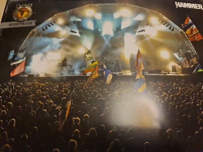 NIGHTWISH A4 POSTER METAL HAMMER MAGAZINE UK  Mint 