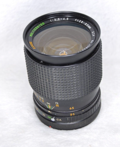 Sears Mod No 202 737960 Auto Zoom Multicoated 1:3.5 4.5 f=28 85mm 62 Lens Canon