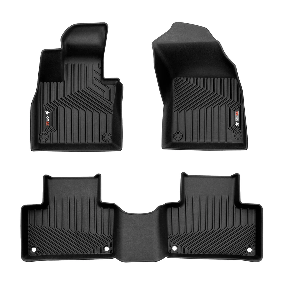 OMAC Premium Floor Mats Liners for Volvo XC90 2016-2026 Front 2Pcs - Image 2 of 4