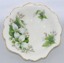 Royal Albert Trillium Clam Shaped Mint Dish Approx 5 Inch