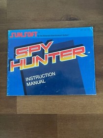 Spy Hunter With Manual and Sleeve  (Nintendo NES, 1987) Original 5 Screw HTF
