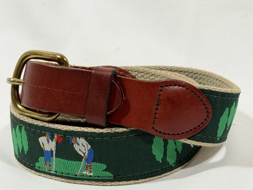 Leatherman LTD Cinturón Para Hombres 38 Duffer Golf Vestido Informal Multicolor Logo Foto 3 de 4