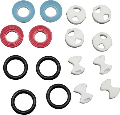 2Sets Copper Valve Core Ceramic Disc Kit Double Open Replacement for Cold