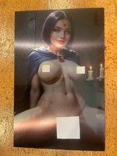 RAVEN Cosplay *Bangers Comics FULL/N VIRGIN METAL VARIANT* LTD/5 w/Toploader NM