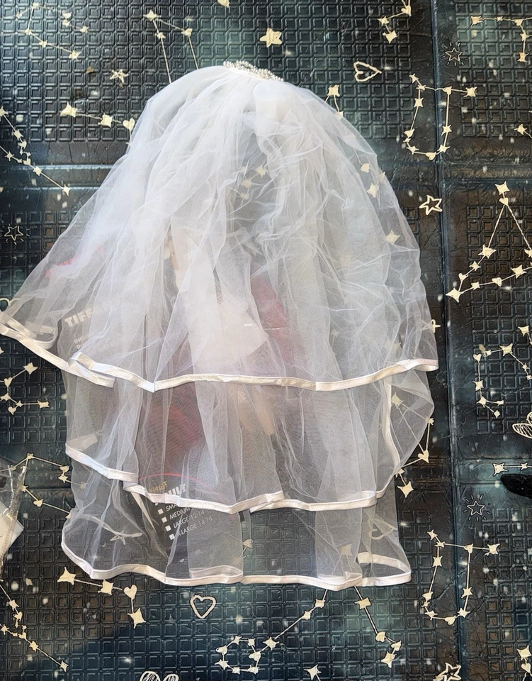 Bride of Chucky Tiffany Costume NEW Adult XL 14-16 Spirit Halloween - Image 3 of 3