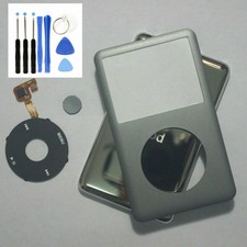 Gray iPod Classic 80GB 120GB 160GB front panel clickwheel back cover housing