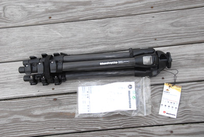 Manfrotto 055MF4 Magfiber Tripod & 804RC2 3-Way Pan/Tilt Head  **NEW**