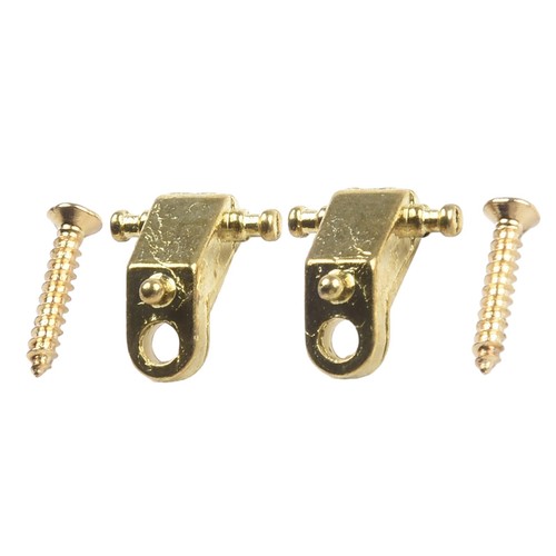 Guitar String Tree Retainer In Chrome/gold With Mounting Screws Instrument New - Picture 9 of 30