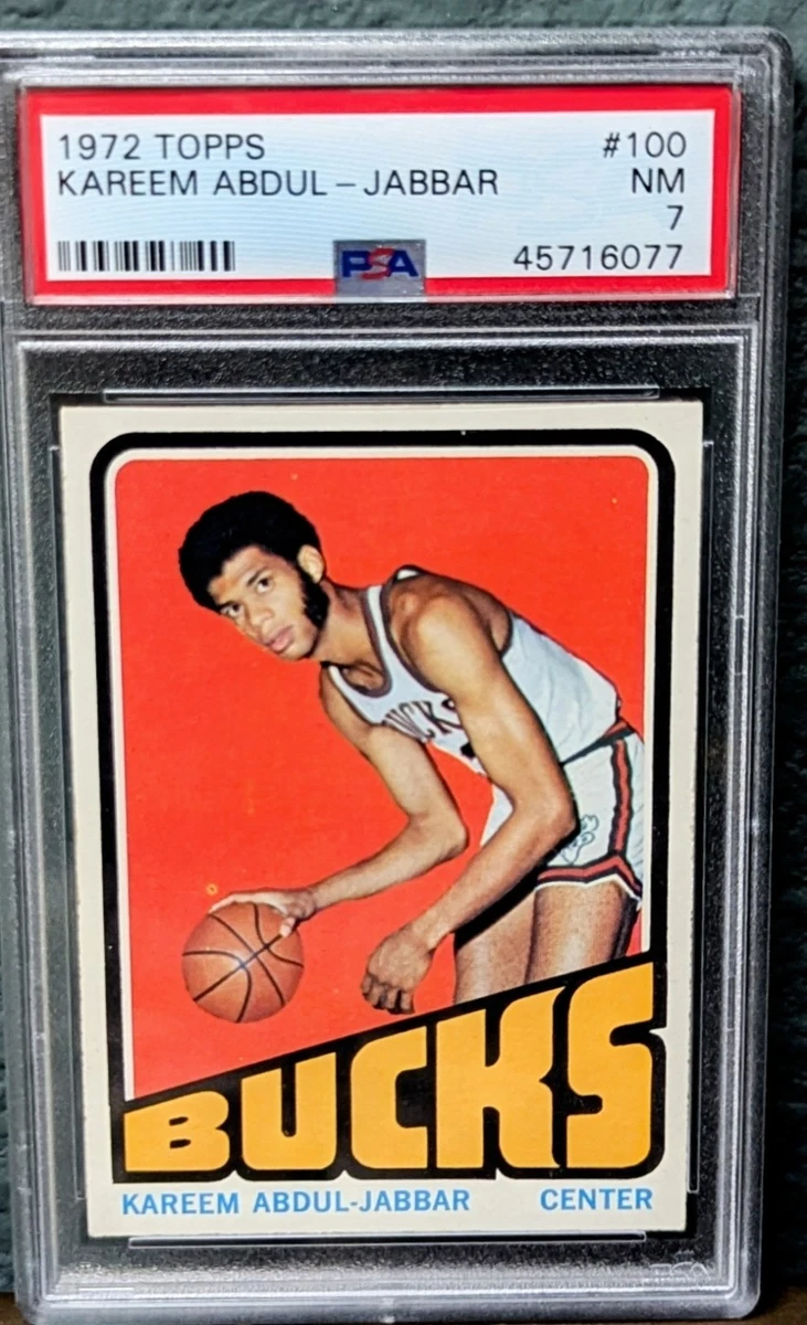 Topps Kareem Abdul-Jabbar 7 Graded Basketball Sports Trading Cards