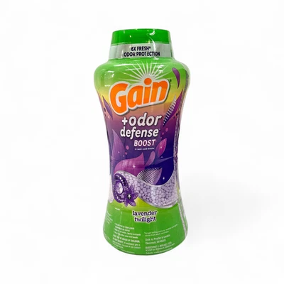 Gain + Odor Defense In-Wash Scent Booster Beads Lavender Twilight - 1.7lb 28.3oz