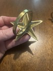 Set of 6 Gold Metal Star-Shaped Napkin Rings, Stars Theme, Hand Wash Only — photo 2