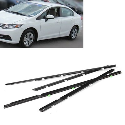 Weatherstrip Window Moulding Trim Seal Belt Fit Honda Civic 2012-2015 US Store