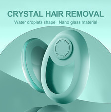 Crystal Hair Removal Device   Painless, Reusable Nano Glass Hair Eraser Upgrade