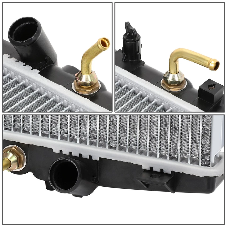 PARA 98-02 HONDA ACUERDO 2.3L ESTILO OE RADIADOR NÚCLEO ALUMINIO COMPLETO DPI 2148 Foto 4 de 4