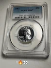 1962 Quarter PCGS GRADED PR 67 Proof Brilliant Quality Silver Coin