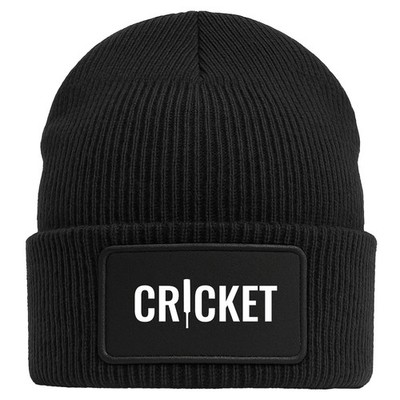 Beanie Cricket Schriftzug Geschenkidee Cricket Geschenk Präsent Mitbringsel Souv