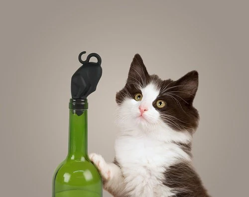 Genuine Fred Stop Kitty Bottle Stopper - Thumbnail 5