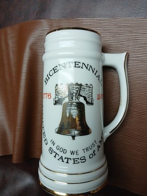 Bicentennial Beer Stein Limited Edition 1776-1976 by Viletta Made In USA
