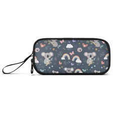 Rainbow Koala Floral Big Capacity Pencil Case for Girls Boys Cute Koala Anima...