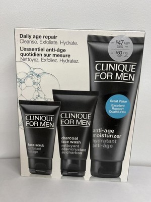 Clinique For Men Daily Age Repair Anti-Aging Skin Care Set