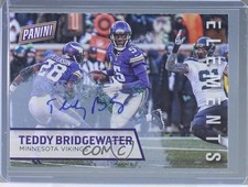 2016 Panini Father's Day Elements Auto Teddy Bridgewater #5 Auto p3w