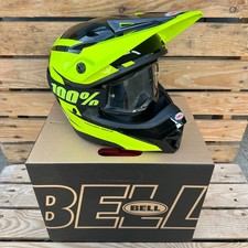 Bell MX-10 Mips Motocross Helmet - TALON YELLOW / BLACK with 100% GOGGLES