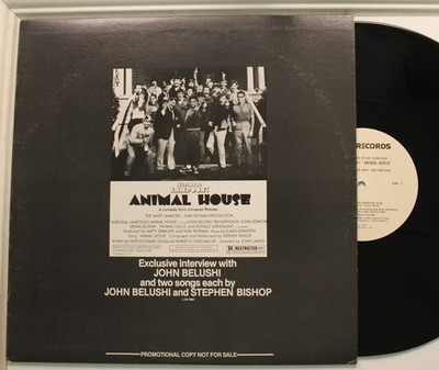 John Belushi Und Stephen Bishop Promo LP National LAMPOON'S '' Animal House Auf