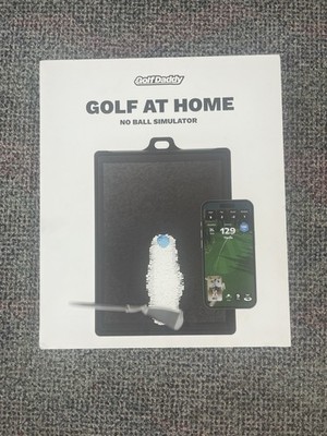 Golf Daddy Launch Monitor No Ball Simulator Mat Tripod App Connectivity
