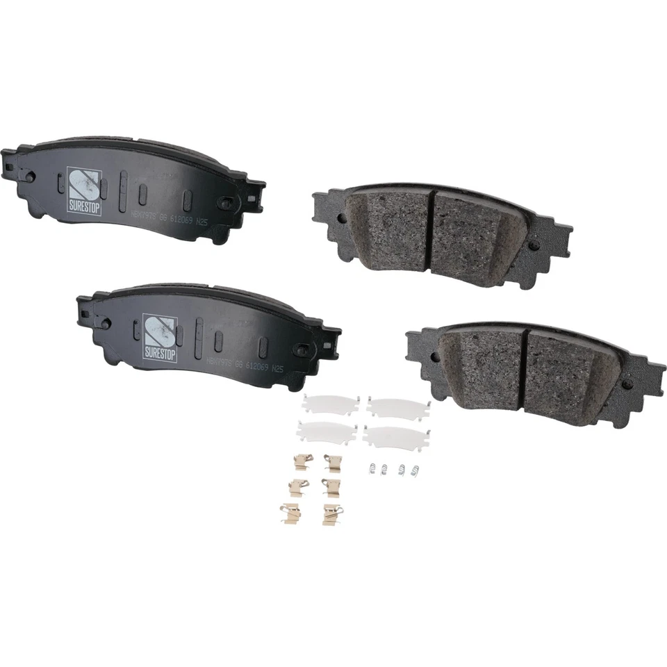 Kit de rotores y pastillas de disco de freno trasero para Lexus NX300 NX300h NX200t 2015-2017 Foto 3 de 4