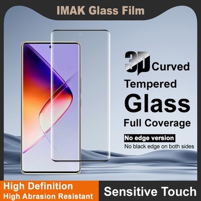 imak For Infinix Note 40 Pro+ 5G, 3D Curved Film Tempered Glass Screen Protector