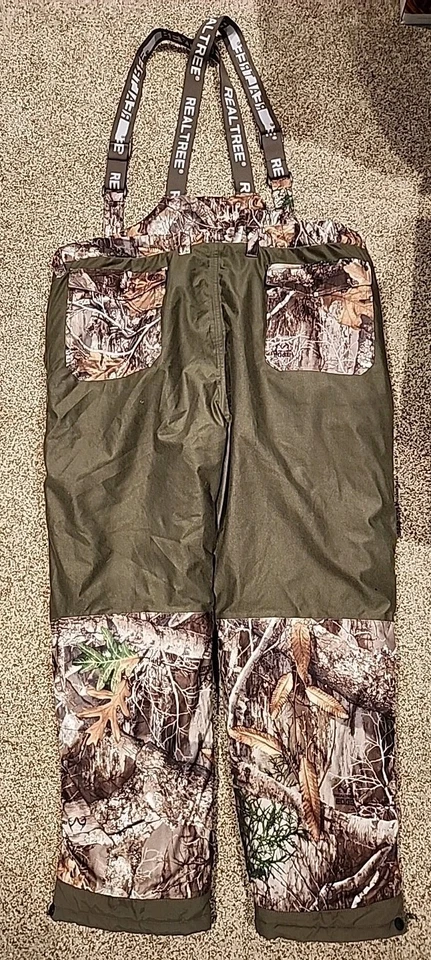 Pantalones aislantes Realtree Edge para hombre 2XL caza trabajo lona camuflaje correas extraíbles Foto 3 de 4