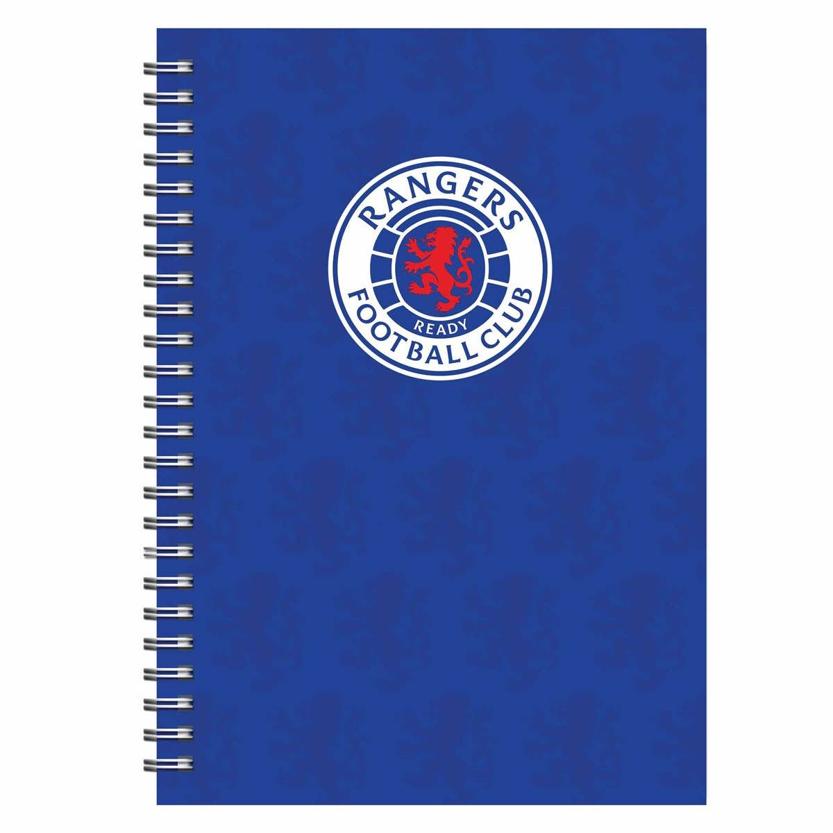 Rangers FC Spiral Crest A5 Notebook, Notebooks, Lined Pages, Sports, Gift