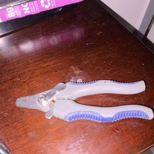 Maszynka do strzyżenia paznokci ze stali nierdzewnej pies zwierzę domowe szary niebieski uchwyt profesjonalne narzędzie do pielęgnacji