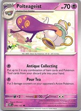 Polteageist Obsidian Flames 098/197 Uncommon Pokemon Near Mint Pokemon Card