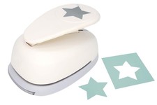 Bira 3.5" Star Lever Action Extra Large Craft Punch Christmas Paper