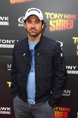 Patrick Dempsey arrives at the Tony Hawk Shred Presents Stand Up F- Old Photo 3