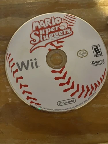 Mario Super Sluggers (Nintendo Wii 2008) Game Disc Only Tested Works