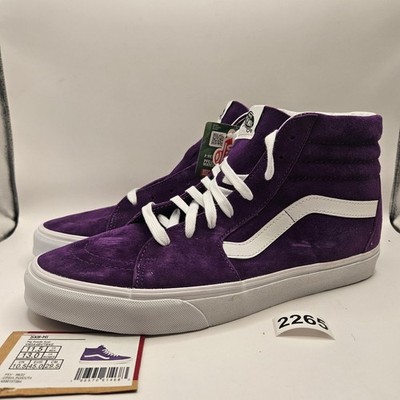 VANS MEN'S 11.5 SK8-Hi PIG SUEDE ACAI PURPLE RARE SNEAKERS NWOB