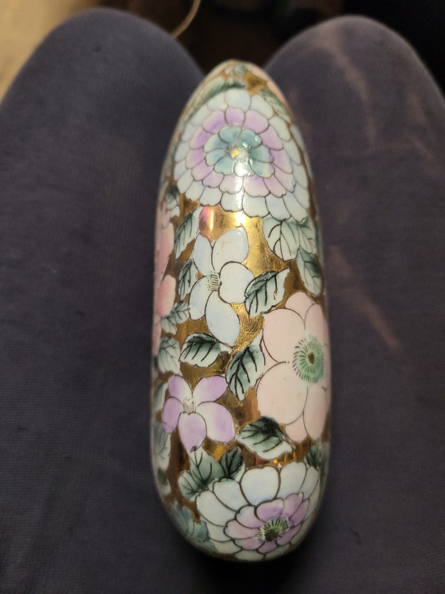 Toyo Flowered Vase 6 Inches, EUC no chips , | eBay