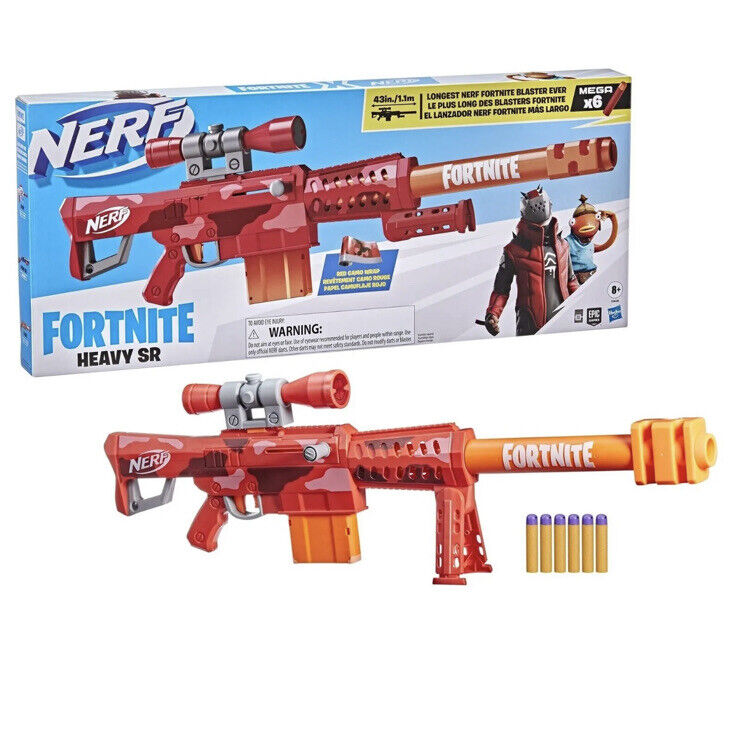 New Fortnite Nerf Gun BASR L Blaster Foam Dart Guns Boys Toy