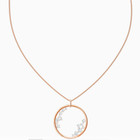 NWT Swarovski NORTH PENDANT, WHITE, ROSE-GOLD TONE PLATED 5487069